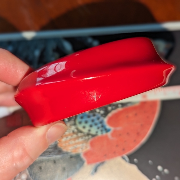 ❤️🍒 FunVintage Bangle Bright Cherry Red  Bracelet ♥️🍒♥️ - Picture 1 of 12